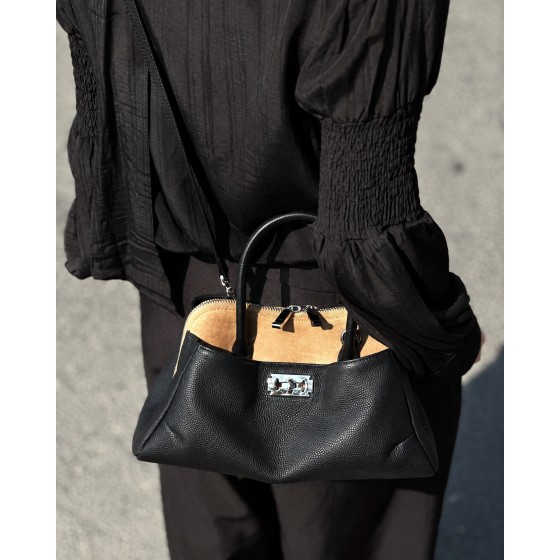 Versatile Cowhide Leather Tote Bag
