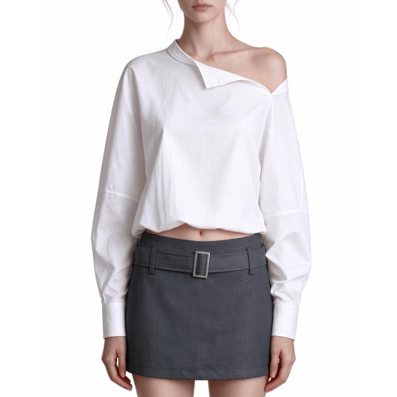 Asymmetrical Shoulder Shirt