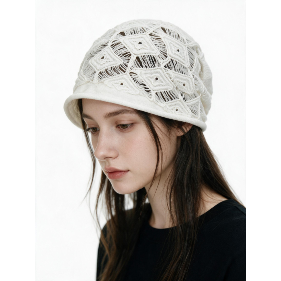 Geo Lace Toque
